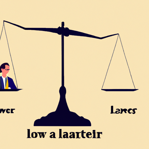 7. המחשה של איזון, המסמלת כיצד עורך דין חזק יכול להשפיע על תוצאות התיק